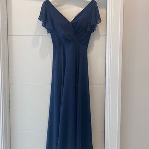 Petite Navy Formal Dress